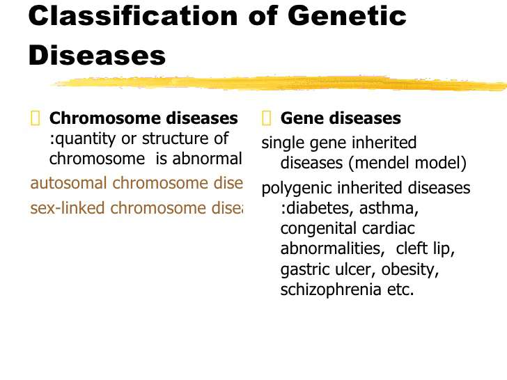 أنواع الوراثة عند الإنسان و الاطفال