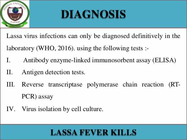 تشخيص فيروس ارينا و حمى لاسا