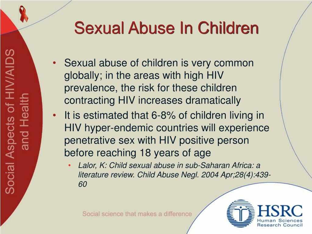 تعرض طفل لاعتداء جنسي من قبل شخص يحمل فيروس الآيدز HIV