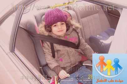 سلامة الطفل في السيارة