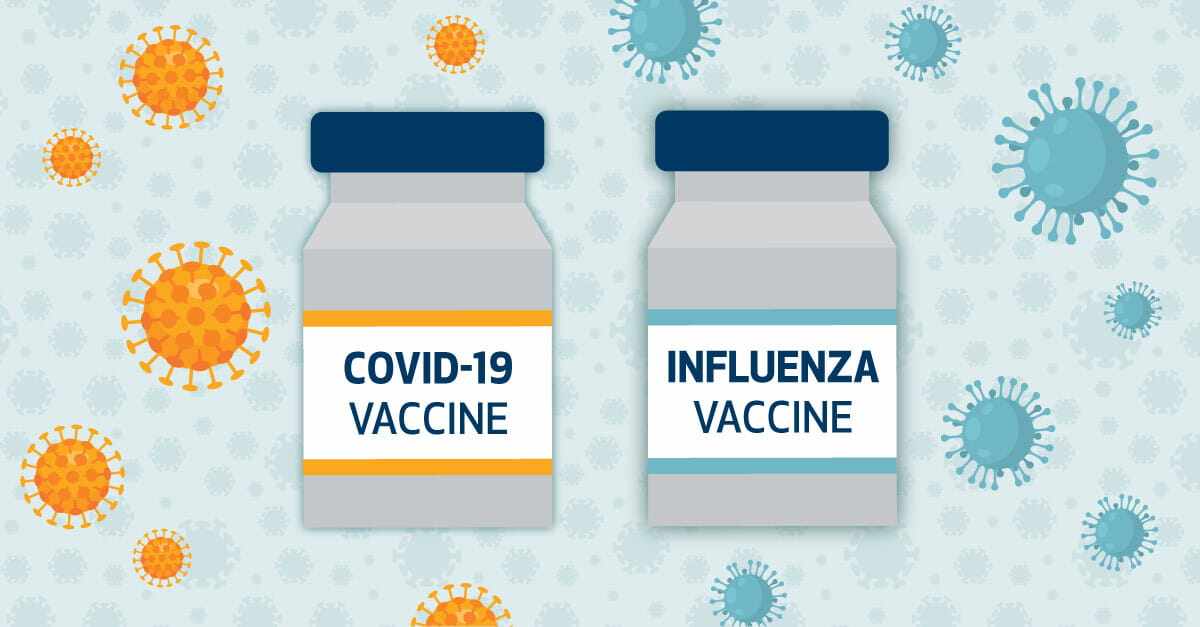 هل يعطى تطعيم الأنفلونزا مع تطعيم كورونا