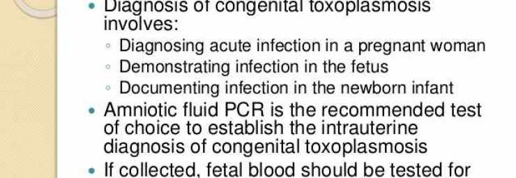 تشخيص جرثومة القطط التوكسوبلازما بعد الولادة