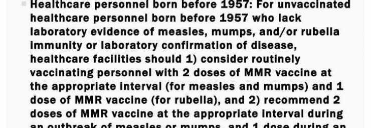 تطعيم و لقاح الحصبة MMR للكبار