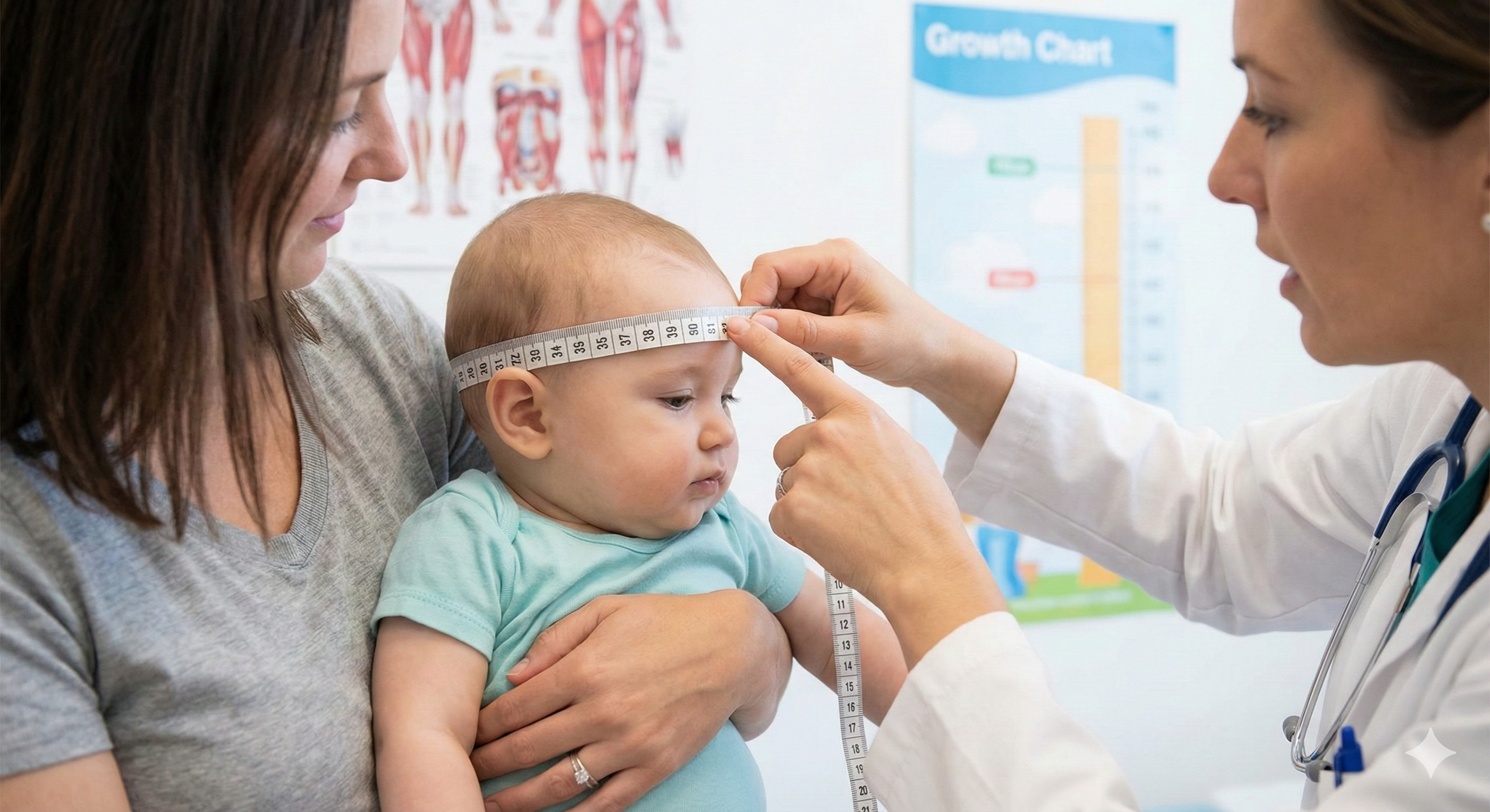 طريقة قياس محيط رأس الطفل